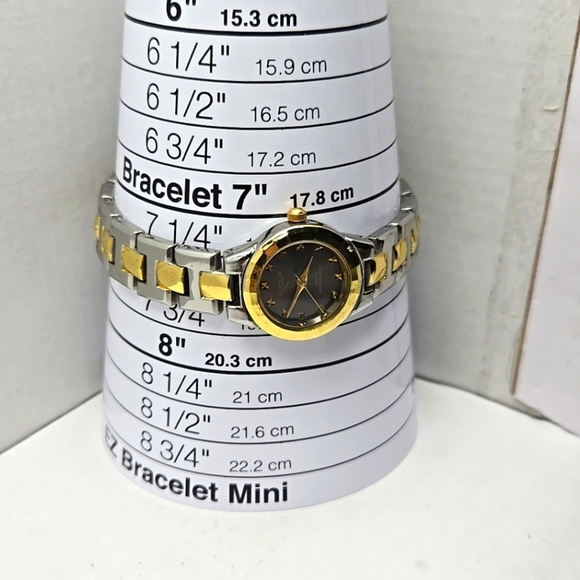 Womens Clique Quartz Watch Two Tone Water Resistant Japan Movt New Battery - Picture 6 of 9